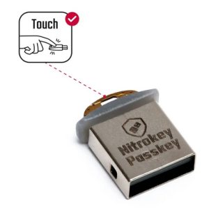Varnostni ključ Nitrokey Passkey, USB-A