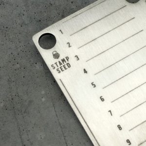 Alternative view of Stamp Seed titanova plošča za 12 besed