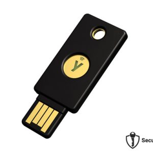 Varnostni ključ Yubico Security Key NFC, FIDO2 U2F, USB-A, črn